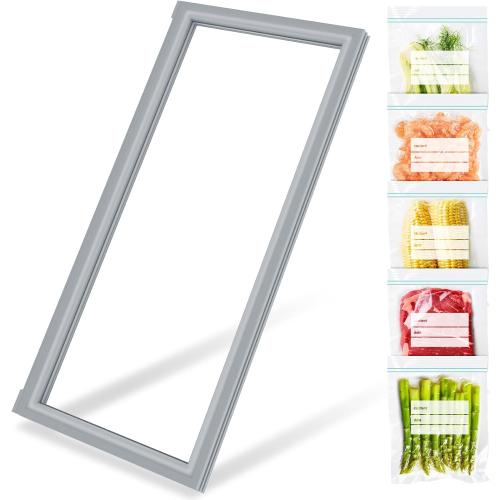 UPGRADED DA97-13015E Refrigerator Door Gasket Replacement Compatible with Samsung Refrigerator Parts Door Seal, Replaces RF28HDEDPWW RF28HFEDBSR RF28HDEDBSR RF23HCEDTSR RF28HDEDTSR Freezer Door Gasket