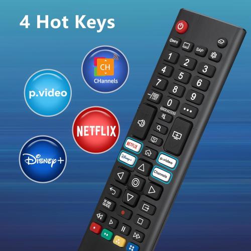Universal for LG Smart TV Remote Control Replacement (Pack of 2)