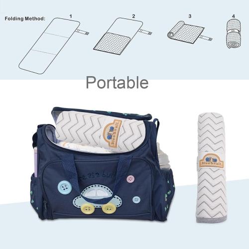 BlueSnail Ultra Soft and Anti-Slip Quilted Waterproof Changing Pad Liner 6pk (Gray Gray)