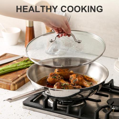 DELUXE Frying Pan With Lid