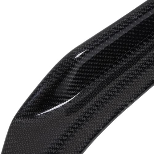 Brilluxa Rear Diffuser, Splitter Lip, Carbon Fiber Apron, Compatible with Infiniti Q50 2014‑2022, Rear Bumper Airflow Side Lip Extension