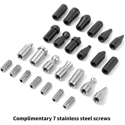 Paintless Dent Repair Tools Car Dents Removal Rods Kit with Tips Repair Set for Auto Body Removal of Hail Dents