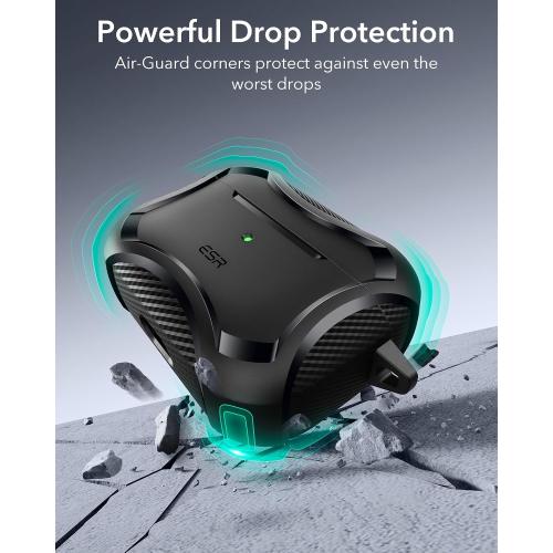ESR for AirPods Pro 2 Case, Compatible with MagSafe, Cyber Series, Black