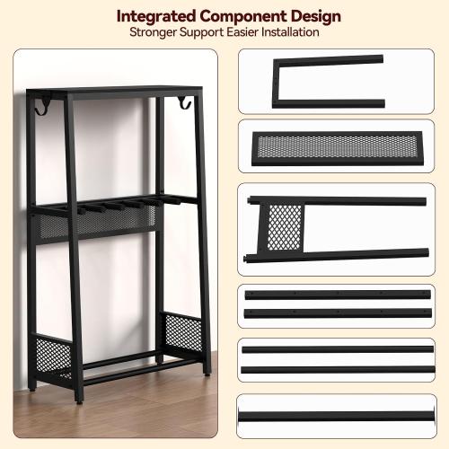 Guitar Stand, Guitar Rack for Acoustic Guitar,Bass,Electric Guitar, Thickened and Weighted Multi-Guitar Stand Floor，for Home Music Studio
