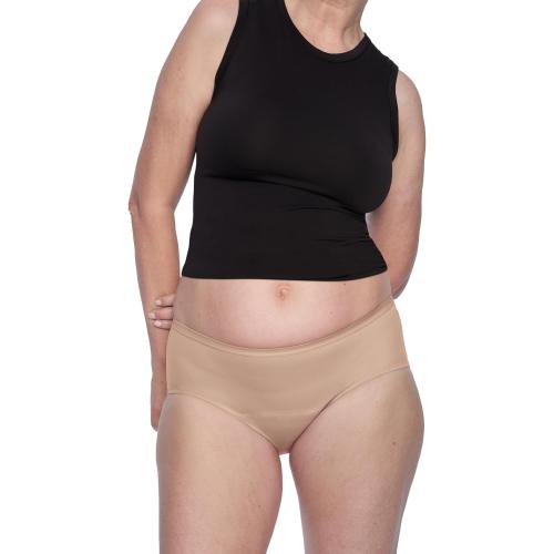 Size S.....Thinx For All Leaks Hip-Hugger Underwear, Holds up to 100ml or 6tbps or 1/4 Cup Worth of Liquid*, Light Absorbency Incontinence Underwear for Women, Feminine Care, Beige,