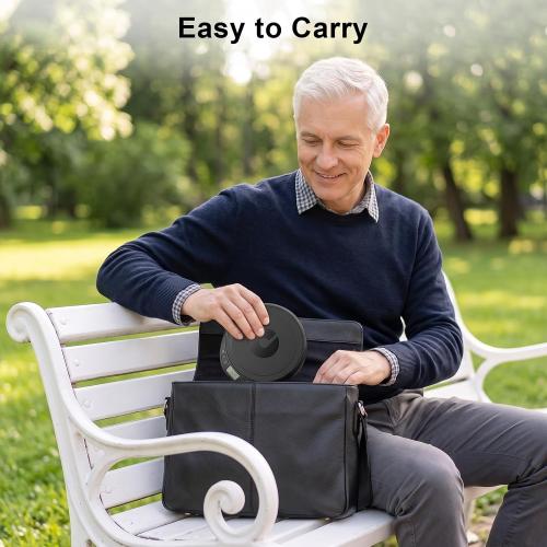 Gueray CD Player Portable with Earphones, CD Discman AUX Cable for Car Home