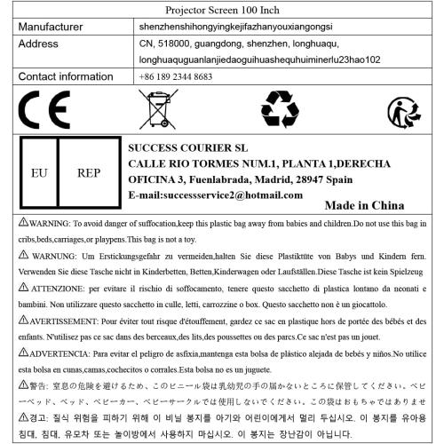 Outdoor Projector Screen with Stand 100 Inch: Portable Projection Screen for Outside Theater Home Backyard Movies