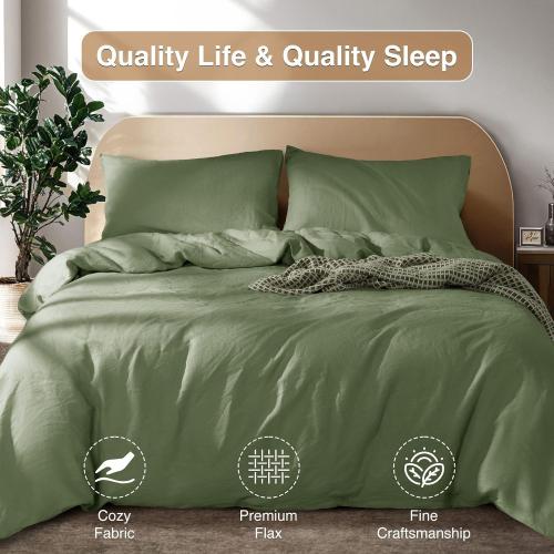 Size King..Covers 3 Piece (Olive Green,King) have pillows