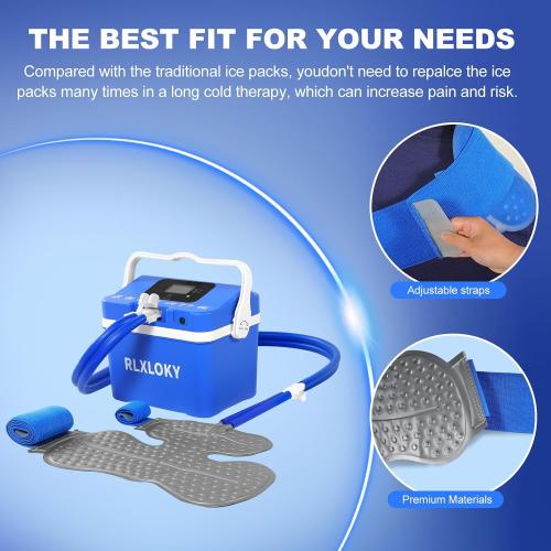 2.0 Cold Therapy Unit,Ice Machine for Shoulder After Surgery, Cold Therapy Machine for Shoulder,Cold Therapy System with Shoulder/Hip Ice Pack
