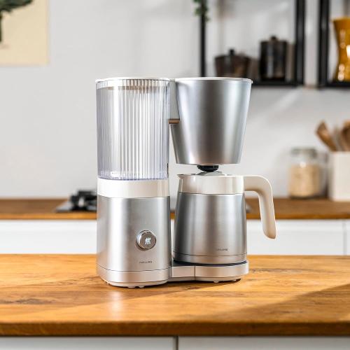 ZWILLING Enfinigy Drip Coffee Maker with Thermo Carafe 10 Cup, Awarded the SCA Golden Cup Standard, Silver‼️Light dirt, needs cleaning‼️