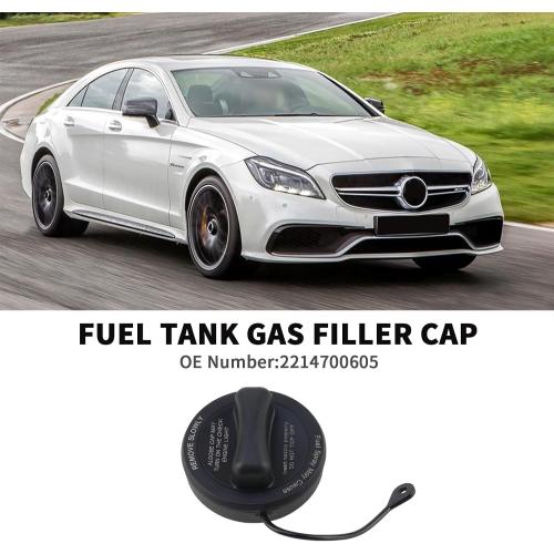 2214700605 Gas Tank Cap Fuel Cap with Strap for Mercedes Benz E350 E320 C63 E550 CLS550 S550 G550 GLK350 CLK350 CLK500 SLK350 S600 SL500 CL600 CL63 CLS63 SL63 SL65 CLK55 CLK63 SL55 SL600