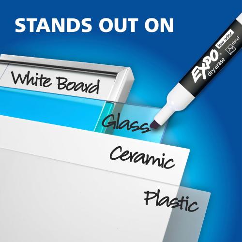 Expo Low Odor Dry Erase Markers Assorted Colors Chisel Tip - Pack of 15