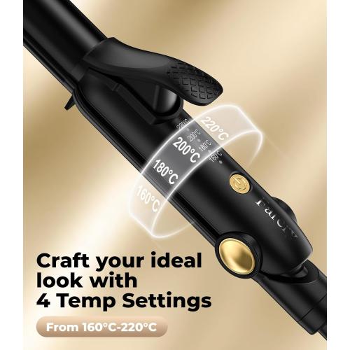 Farery Curling Iron 1 Inch & Flat Iron, 2-in-1 Europe Compact Travel Size Curling Wand, Dual Voltage Mini Hair Straightener with 4 Adjustable Temp for Short Hair