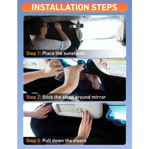 EcoNour Windshield Sunshade Compatible for Lexus RX 350 450h 2023-2025 2026