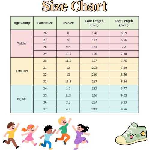 Size 36...Kids Sneakers for Boys Toddler Girls Tennis Shoes Unisex Athletic Running Cushion Lightweight Sneaker Comfy Walking