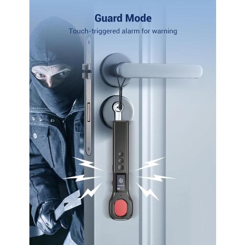 Hidden Camera Detectors, 2025 Camera Detector, GPS Tracker & Bug Detector, Listening Device Detector, 5 Levels Sensitivity 4 Modes for Hotel Rooms, Travel, Office, Car(Black)