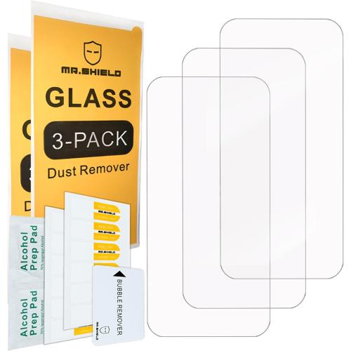 Mr.Shield Screen Protector compatible with iPhone 17 Pro Max [6.9 Inch] [Tempered Glass] [3-PACK] [Japan Glass with 9H Hardness]
