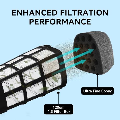 LVKE L2 Cordless Handheld Pool Vacuum for Above Ground Pool with Telescopic Pole, Strong Suction Power, Ideal for Deep Pool Cleaning, Blue