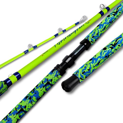 Fiblink Catfish Fishing Rods, 1 Piece/2 Piece Catfishing Pole, Medium Heavy Catfish Cat Casting Rod (7'6/8'6’/9'6”)