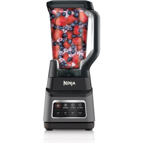 Used Ninja BN701 Professional Plus Blender, 1400 Peak Watts, 3 Functions for Smoothies, Frozen Drinks & Ice Cream with Auto IQ, 72-oz.* Total Crushing Pitcher & Lid, Dark Grey