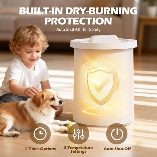 Large Towel Warmer for Bathroom – Fast Heating Blanket Warmer, Fits Two 40 x 70 Oversized Towels, Blankets & Bathrobes, Auto Shut-Off, Hot Towel Warmer Bucket for Home SPA, Ideal