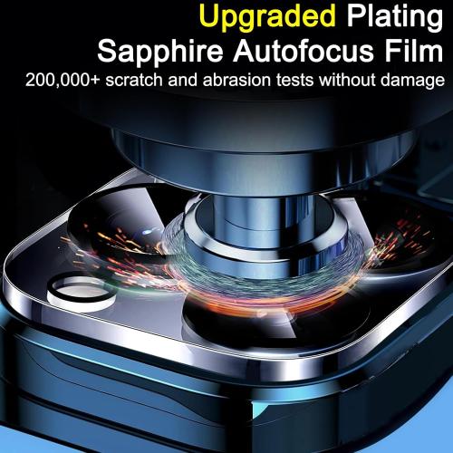 Ferilinso 6 Pack Camera Lens Protector for iPhone 16 Pro Max/iPhone 16 Pro [Phone Case Friendly], Accessories Camera Screen Protector Tempered Glass
