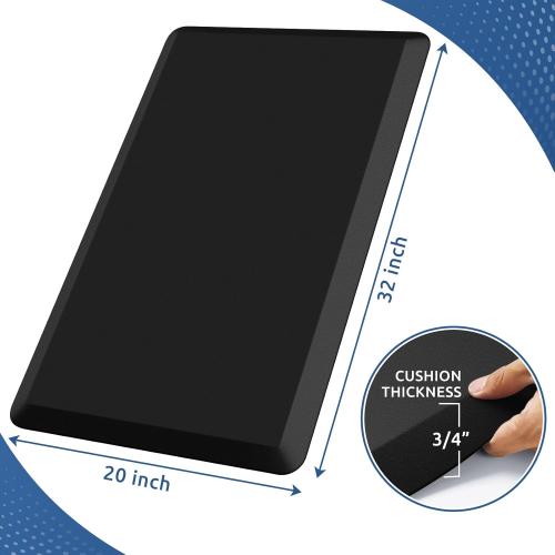 KitchenClouds Kitchen Mat Cushioned Anti Fatigue Rug 36x22x0.8