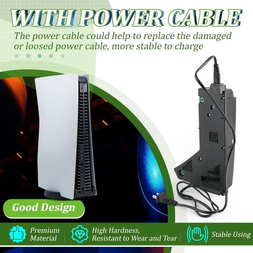 for PS5 ADP-400FR Power Supply Replacement for PlayStation 5 PA-1401-JT3