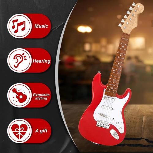 26 Inch Guitar Toy for Kids,Portable Guitar Toy Musical Instrument Toy, Educational Learning Musical Instrument Toy for Ages 3-12 Children Birthday Present for Beginner Children Boys Girls (Little Damaged; see the picture)