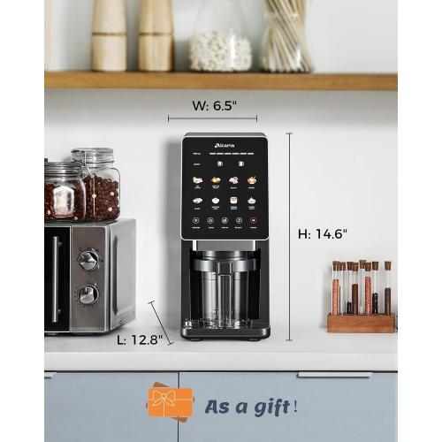 Alcarin Ice Cream Maker with 1 Pint (Not Freezer), Frozen Treat Machine