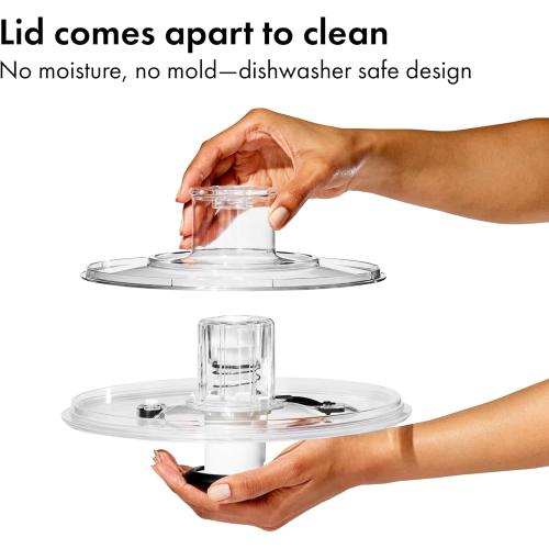 OXO Good Grips Little Salad & Herb Salad Spinner, Fruit Washer and Lettuce Spinner