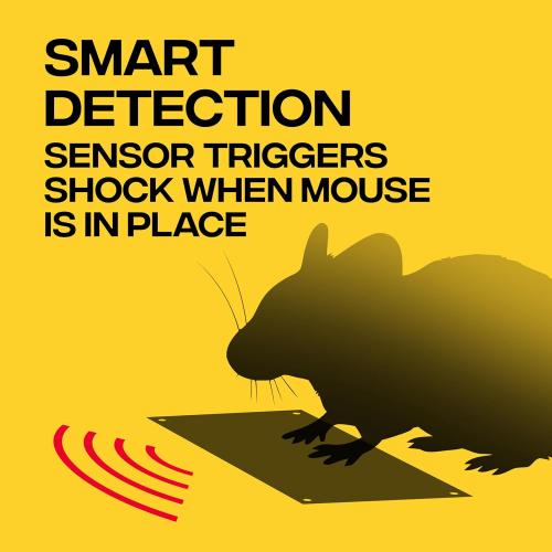 Victor Humane Mouse Traps Indoor for Home - M250BSR-2 - No Touch Electric Mouse Traps for Home, Pack of 2