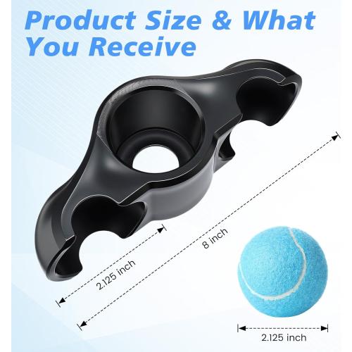 4 Pack Indoor Cycling Rocker Feet Adapters with 10 Blue Tennis Balls Stability Accessories for Smart Bike Trainer -enhanced Shock Absorption & Noise Reduction Kit for Home Workout Equipment