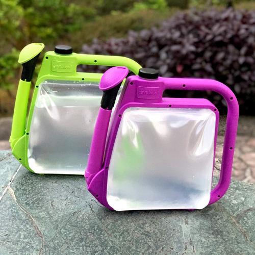 Centurion 1407 Foldable Clear Plastic Watering Can,1½ Gal with Rotating Nozzle, Long Stem Spout, Compact Ergonomic Design with Sprinkler & Pouring System Ideal for Indoor/Outdoor Lawn & Garden - Lime