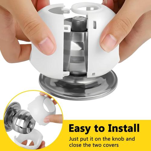 Door Knob Safety Cover for Kids, Large Size Child Proof Door Knob Covers
