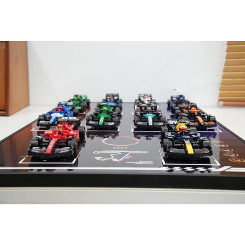 Wall Mount Made for Lego Speed Champions F1,Performance Race Car Building Set 77242-77251,Adult Collectibles Wall Display Mount, Home or Office Décor, Gradient Color (NNo Car Included)