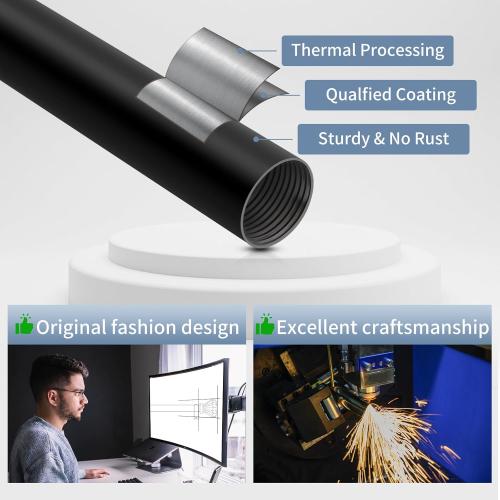 Black Decorative Farmhouse Curtain Rods:18-45 Adjustable Heavy Duty Single Window Curtain Rod for Bedroom Living Room,Matte Black Boho Rustic Drapery Rods with Vintage Twist Finial Easy Install