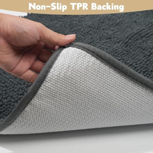 Dog Door Mat for Muddy Paws, 36x24, Super-Absorbent Entryway Rug | Soft Chenille Non-Slip Front Door Mat, Extra-large Mud-Trapping Doormat Indoor Entrance, Machine Washable & Dryer Safe