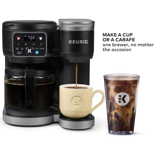 Keurig K-Duo Hot & Iced Single Serve & Carafe Coffee Maker – MultiStream Technology, 72oz Reservoir, Ideal for Holiday Hosting & Gift Giving (Gen 2)