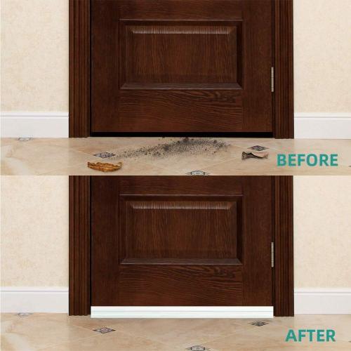 Suptikes Door Draft Stopper Under Door Sweep for Exterior & Interior Doors, Weather Stripping Door Seal, Strong Adhesive Door Sweep Soundproof Weather Stripping, 2 W x 39 L, White