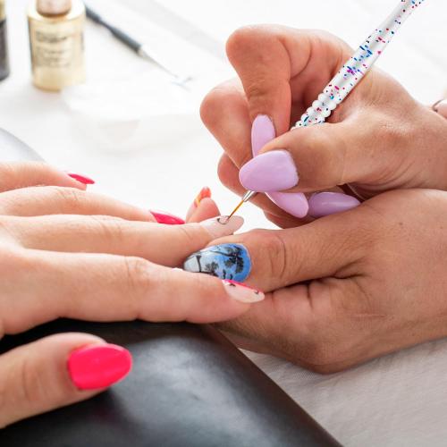 Etercycle 5Pcs Nail Art Liner Brushes, Nail Gel Polish Painting Brush Set
