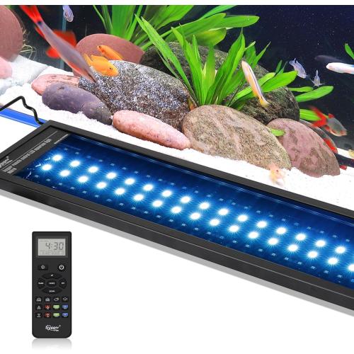 hygger Advanced Remote Control Aquarium Light Customizable Full Spectrum Fish Tank LED with DIY, Default & Weather Mode Freshwater Planted Tank
