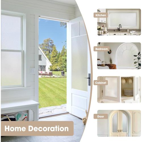 Coavas One Way Window Privacy Film, Reflective Window Tint for Home See Out Not in, Sun Blocking Anti UV Static Cling Glass Windows Door Coverings for Winter