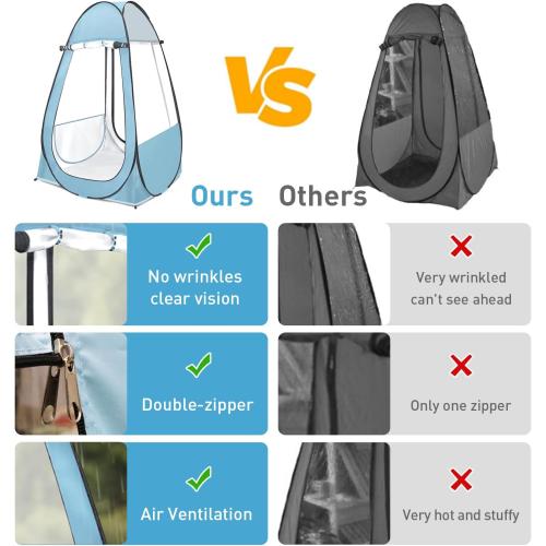 Pop Up Tent, Clear Outdoor Tents Sports Fishing, Rainproof and Windproof Beach Camping, Lightweight and Sturdy, Easy Set Up, UPF 50  Portable Folding 39 x 64