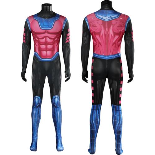 Size XL Remy Etienne LeBeau Gambit Cosplay Jumpsuit Coat Uniform Men's Remy Costume Mask for Halloween carnival