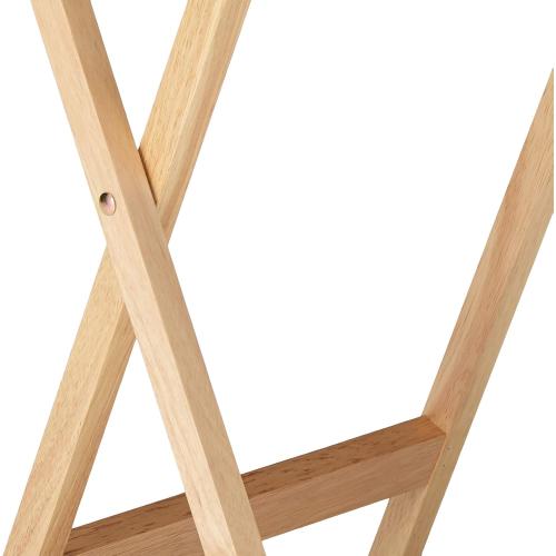 Winsome Alex Set of 2 Foldable Snack Tables, for Living Room, 26, Natural