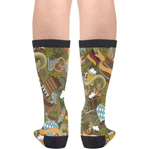 Graffiti Wall, Hip Hop Art Novelty Crew Socks Casual Funny Crazy Dress Socks