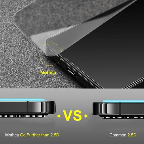 Mothca Matte Glass Screen Protector for iPhone 14 Pro Anti-Glare & Anti-Fingerprint Tempered Glass Clear Film Case Friendly Easy Install Bubble Free for iPhone 14 Pro 6.1-inch (2022)-Smooth as Silk