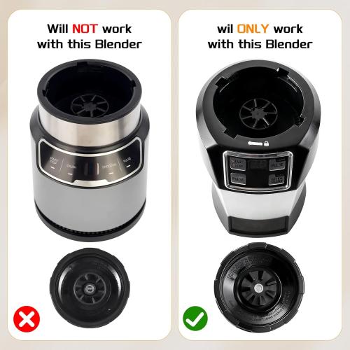 2-pack Extractor Blade Assembly 7 Fins Ninja Blender Blade Ninja Blender Replacement Parts Compatible with Ninja Blenders Auto iQ BL480 BL482 BL642 BL682 NN102