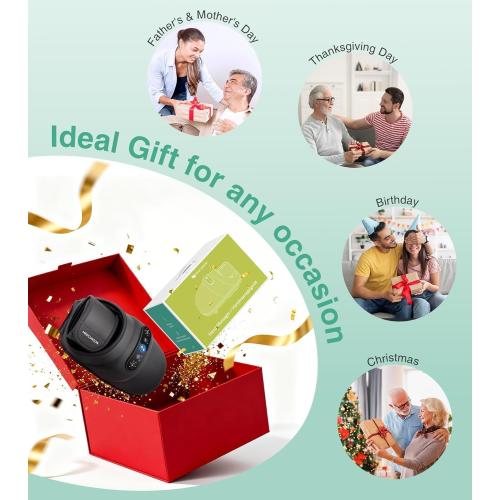 Medcursor Hand Massager - Hand Massager with Heat and Compression for Carpal Tunnel and Stiff Joints, Pain Relief from Wrist to Palm and Finger